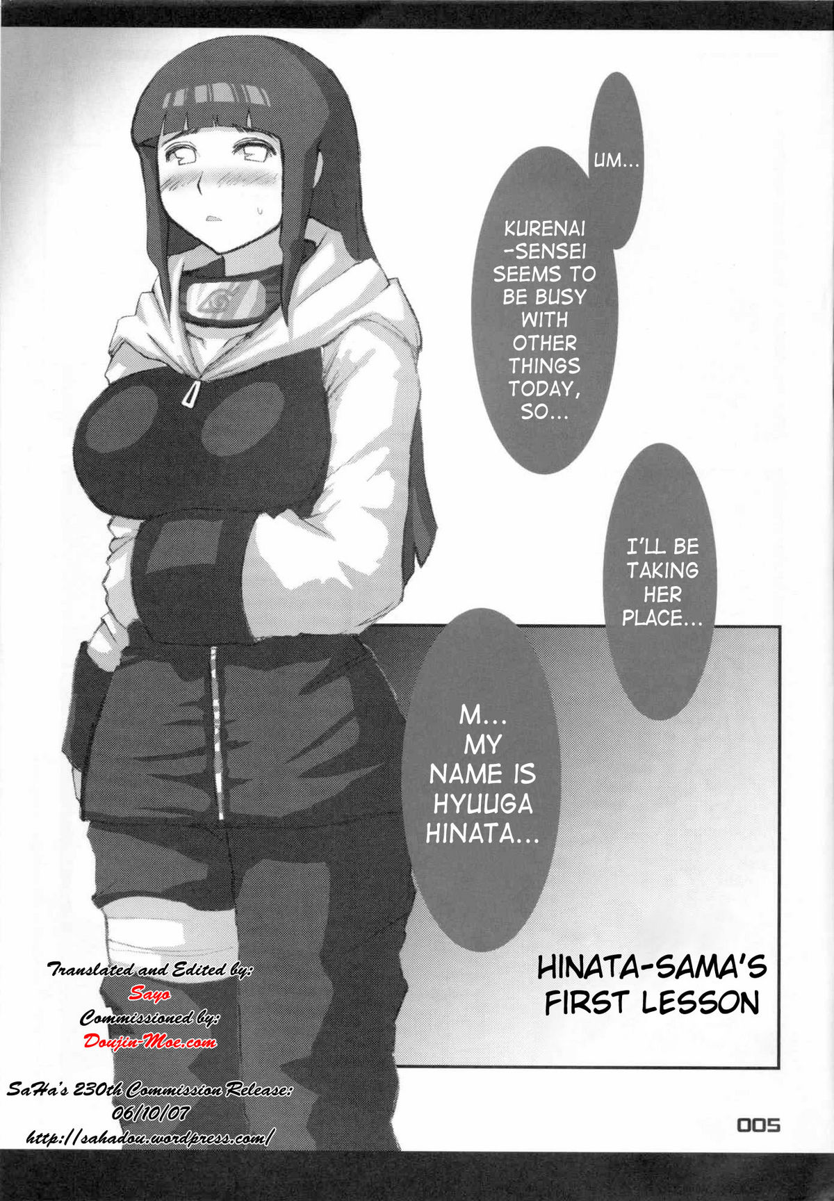Hyuga Hinata no Hatsuiku | Hyuuga Hinata's Growth page 4 full