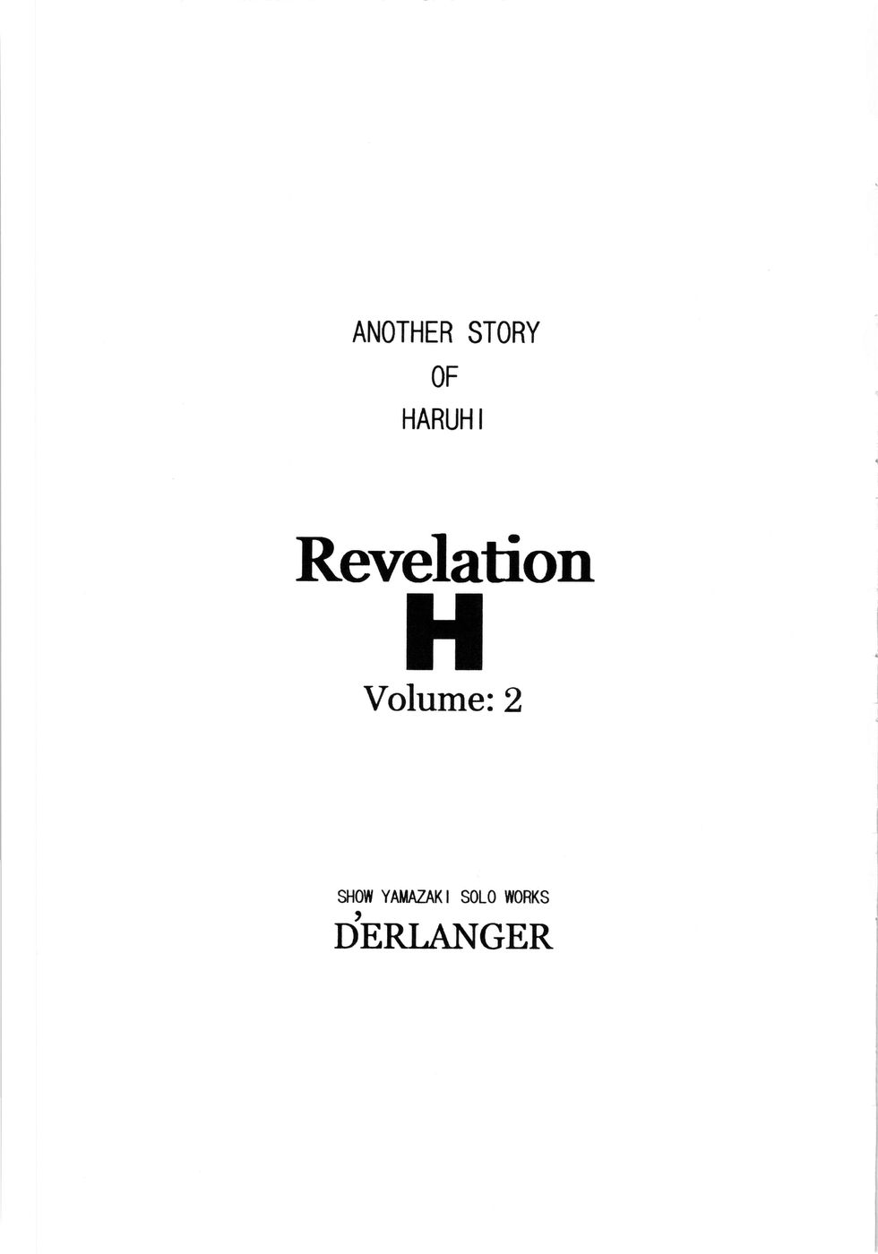 Revelation H Volume: 2 page 2 full