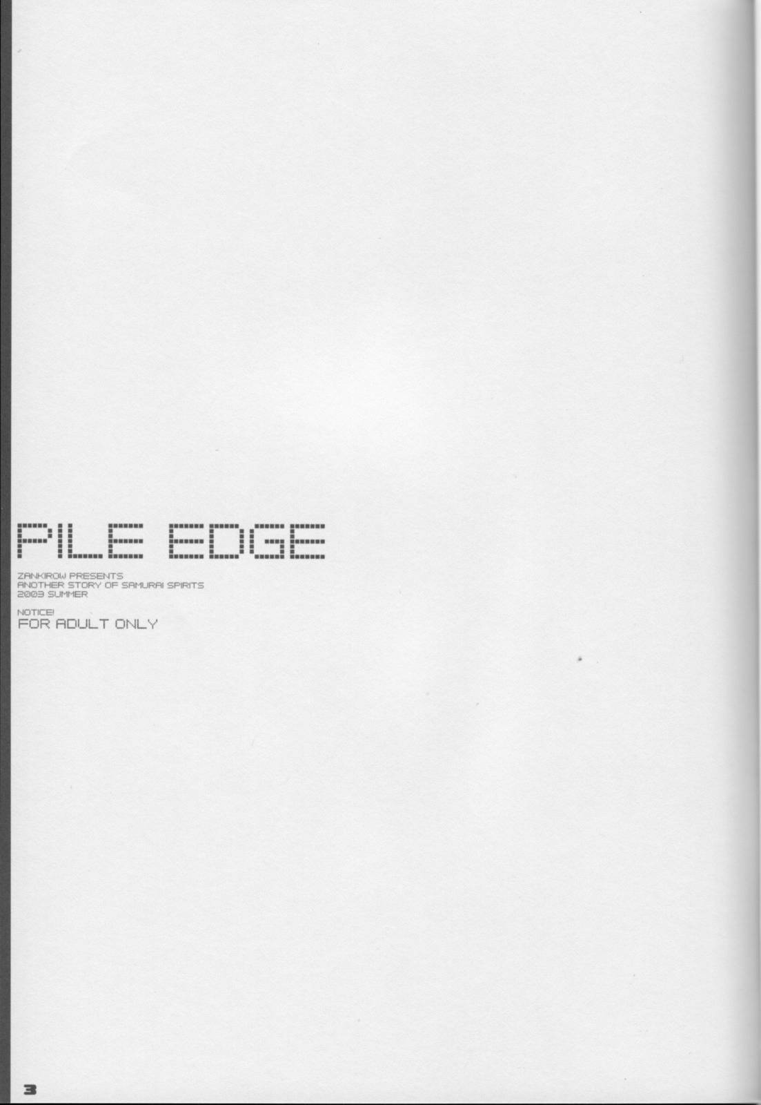 PILE EDGE page 1 full