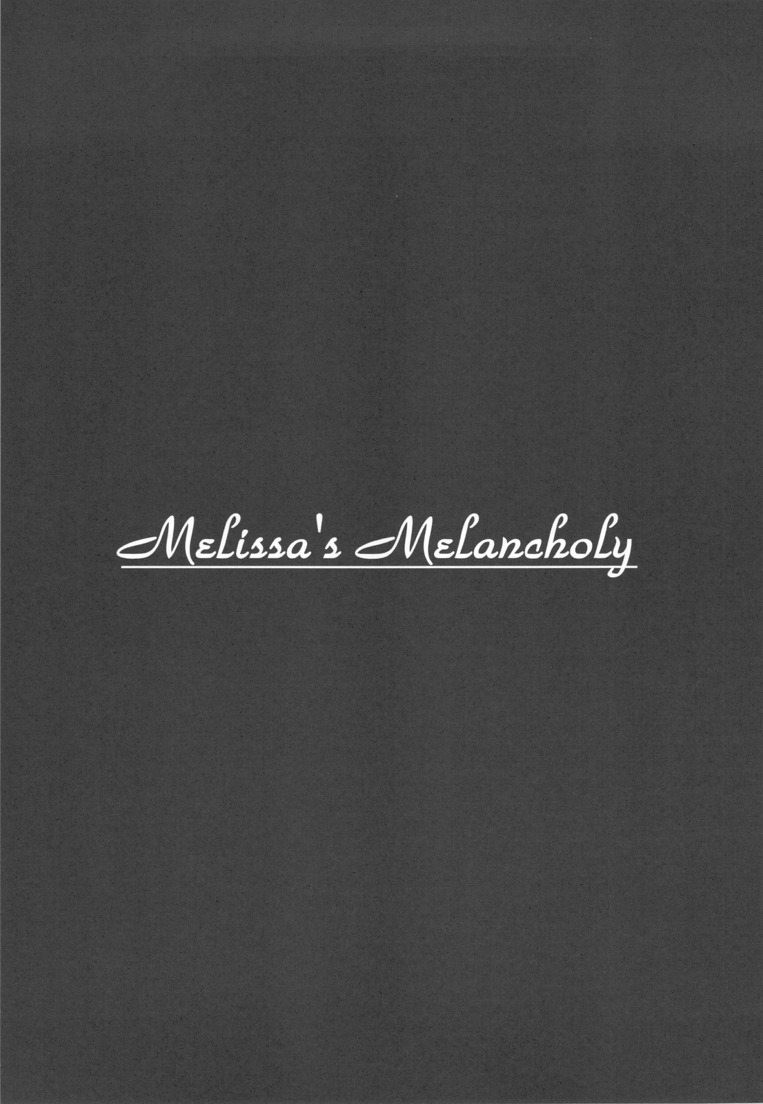 Melissa's Melancholy page 6 full