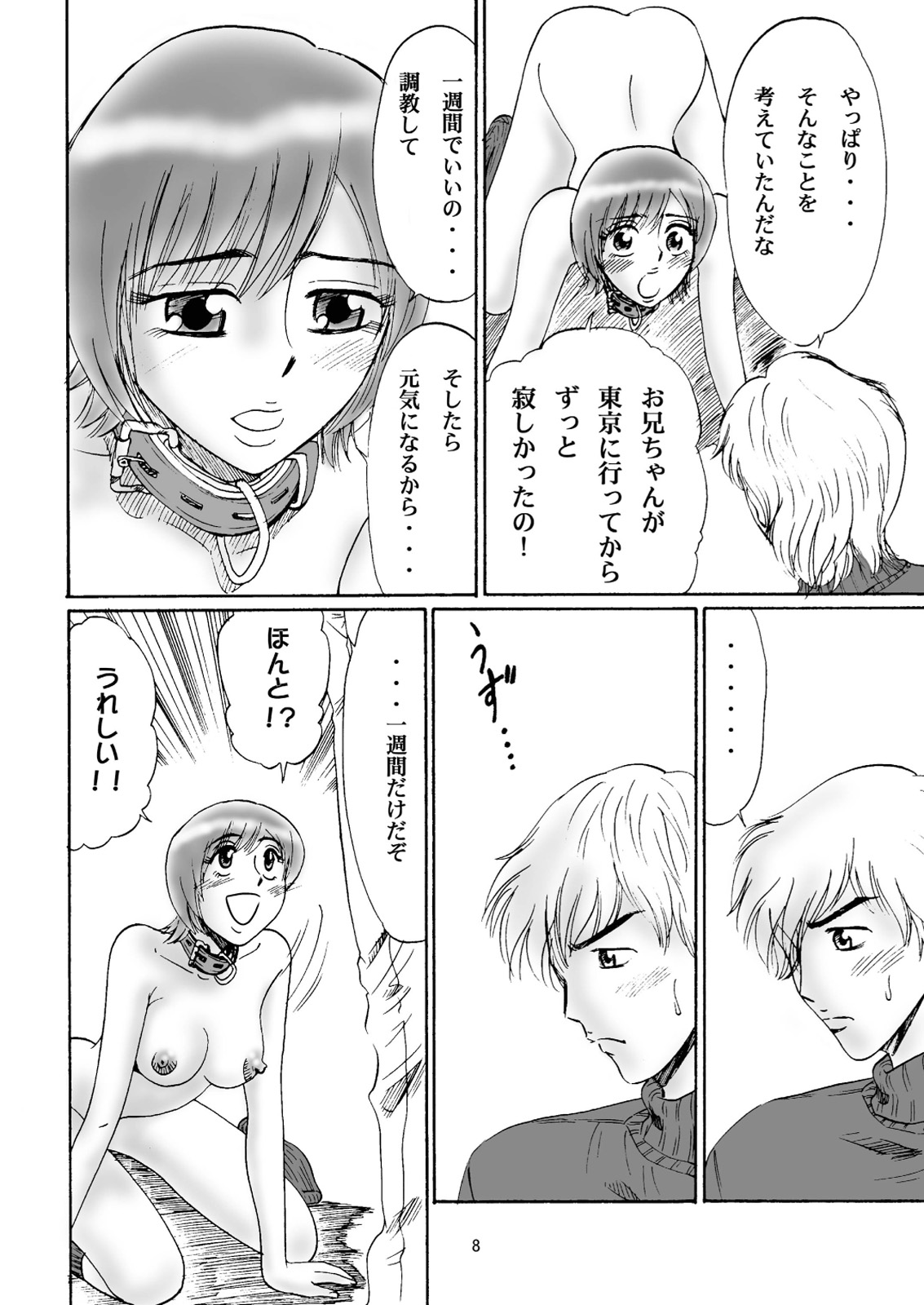 Kyoudai SM Monogatari "7days fuzz" ~Nanokakan Choukyouroku~ Zenpen page 8 full