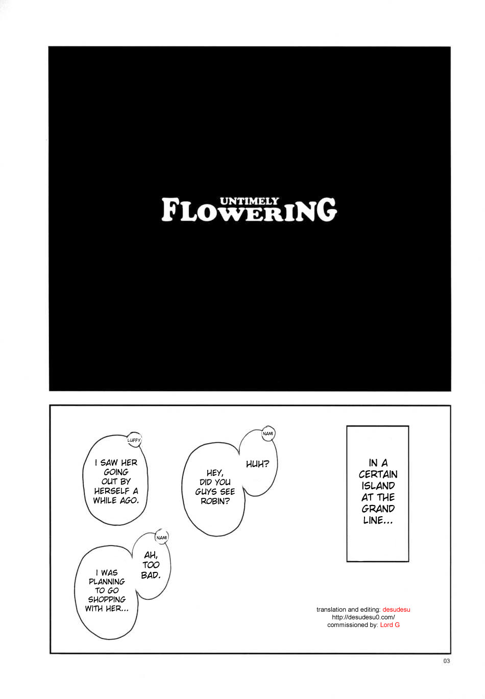 Untimely Flowering page 2 full