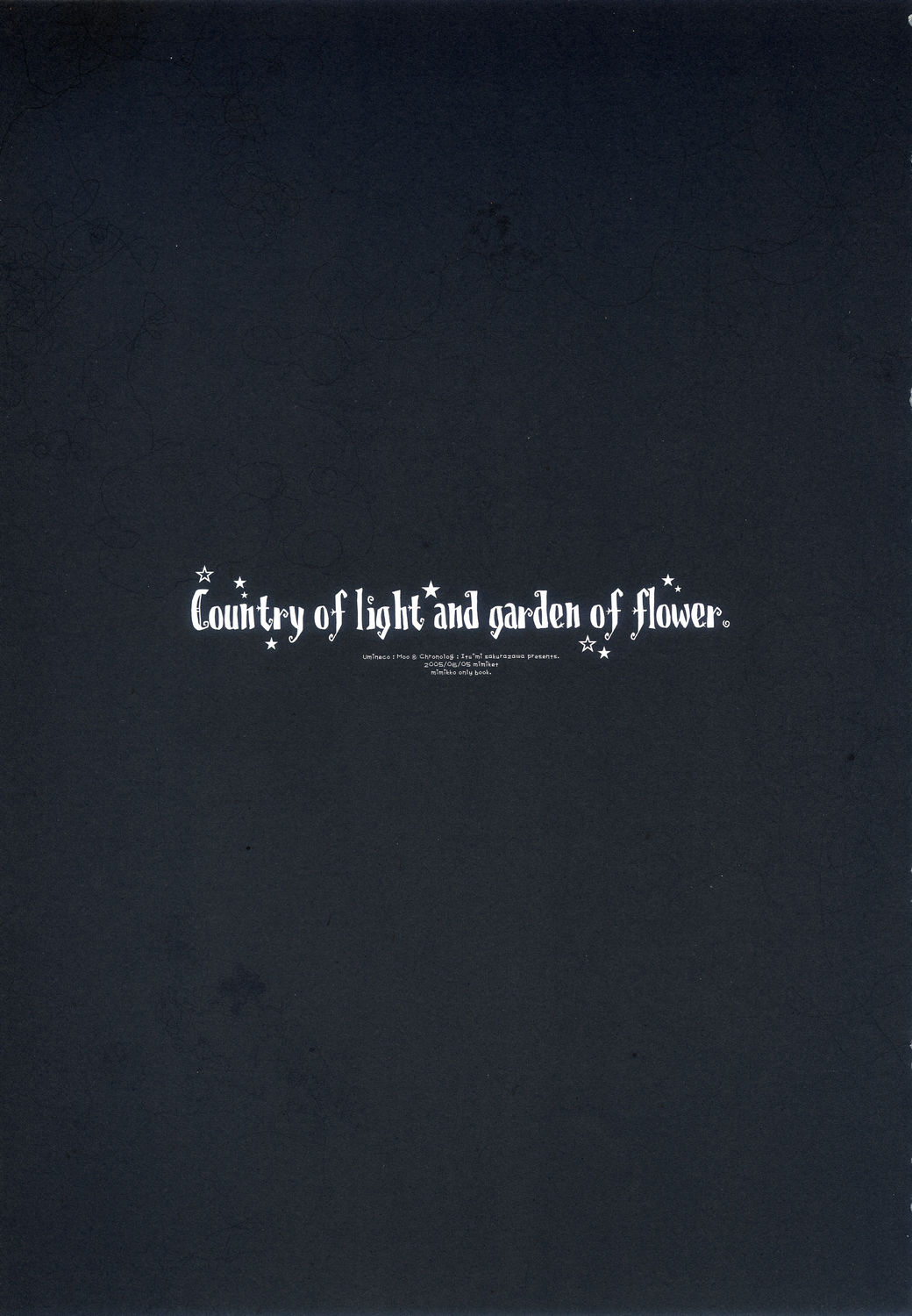 Country of light and garden of flower page 2 full