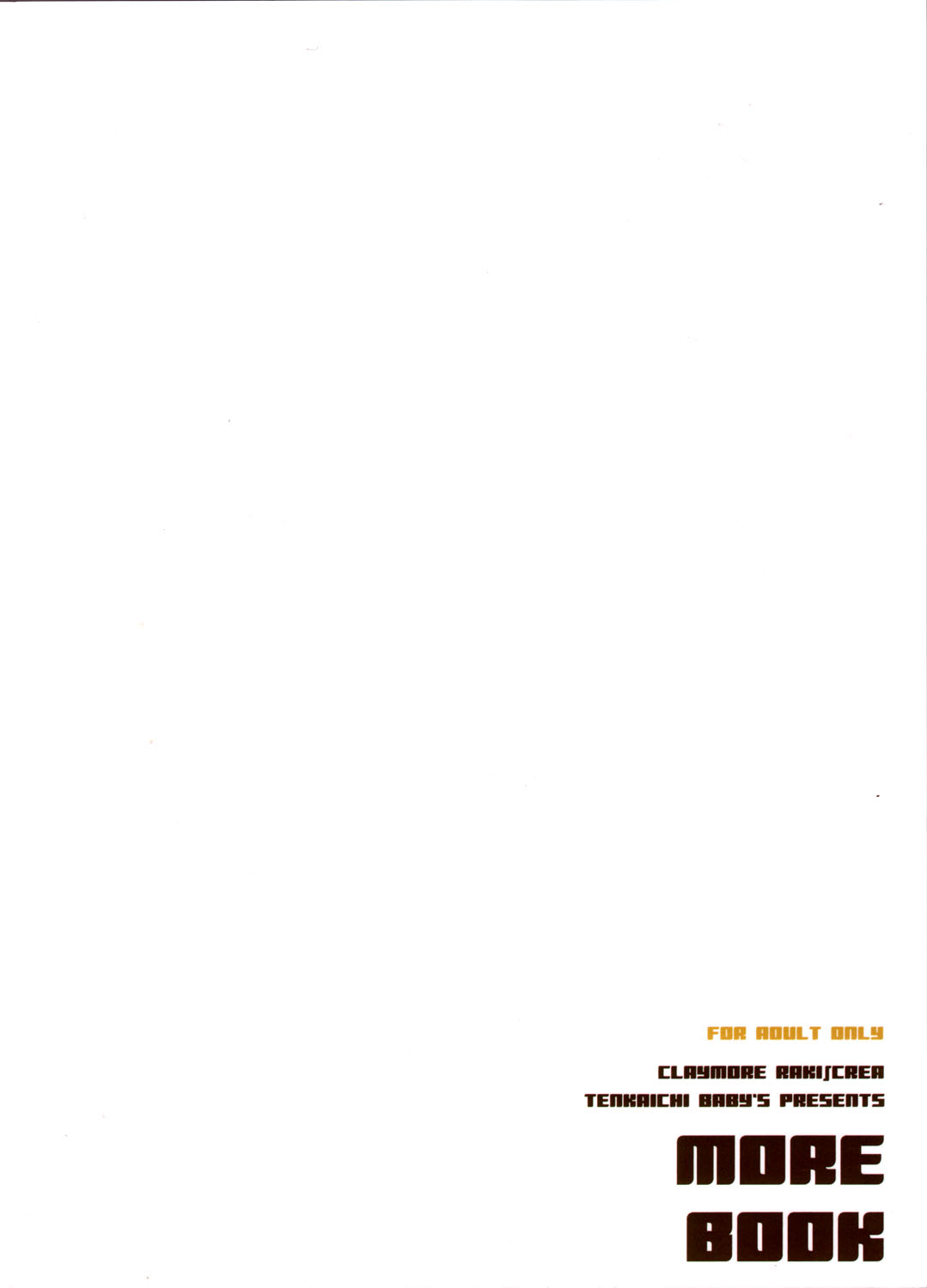 MORE BOOK page 2 full