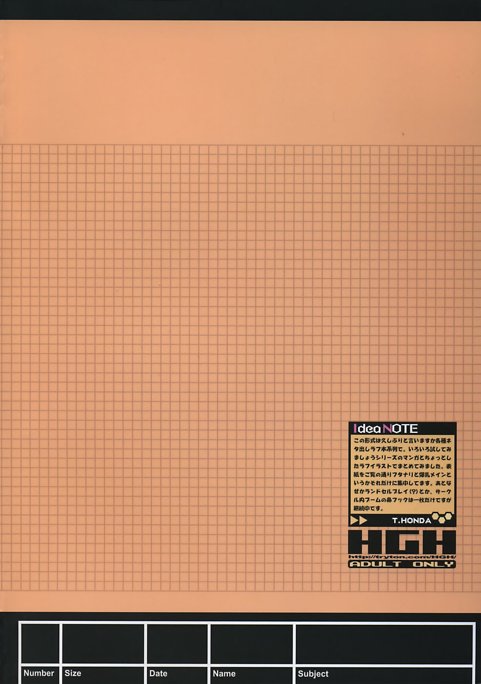 Idea NOTE #09 Fallin' Angel page 2 full