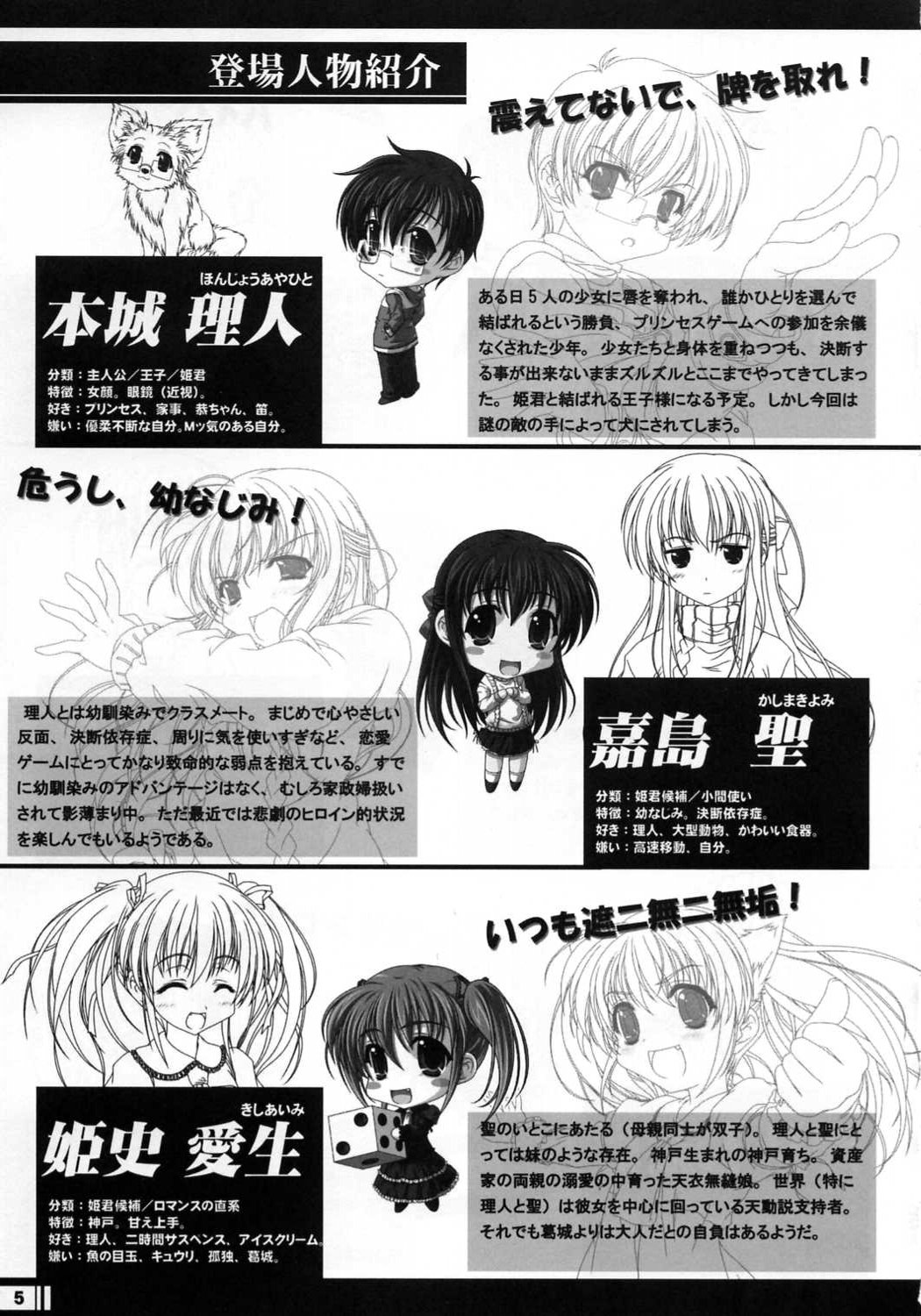 Princess Brave! Jantaku no Kishi - Settei Gengashuu page 4 full