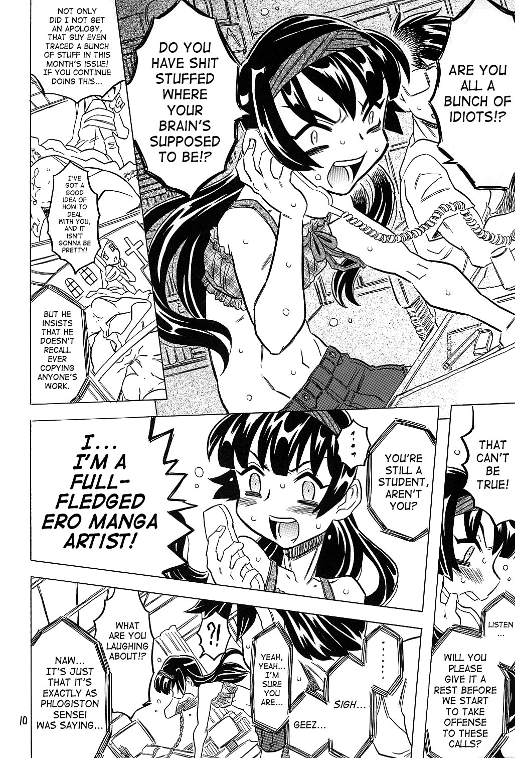 Aku made Pakuru to Yuu no nara Onna Ero Mangaka ni wa Onna Ero Mangaka no Kata no Tsukekata ga Arimasu | Female Ero Manga Artist Scorned page 9 full