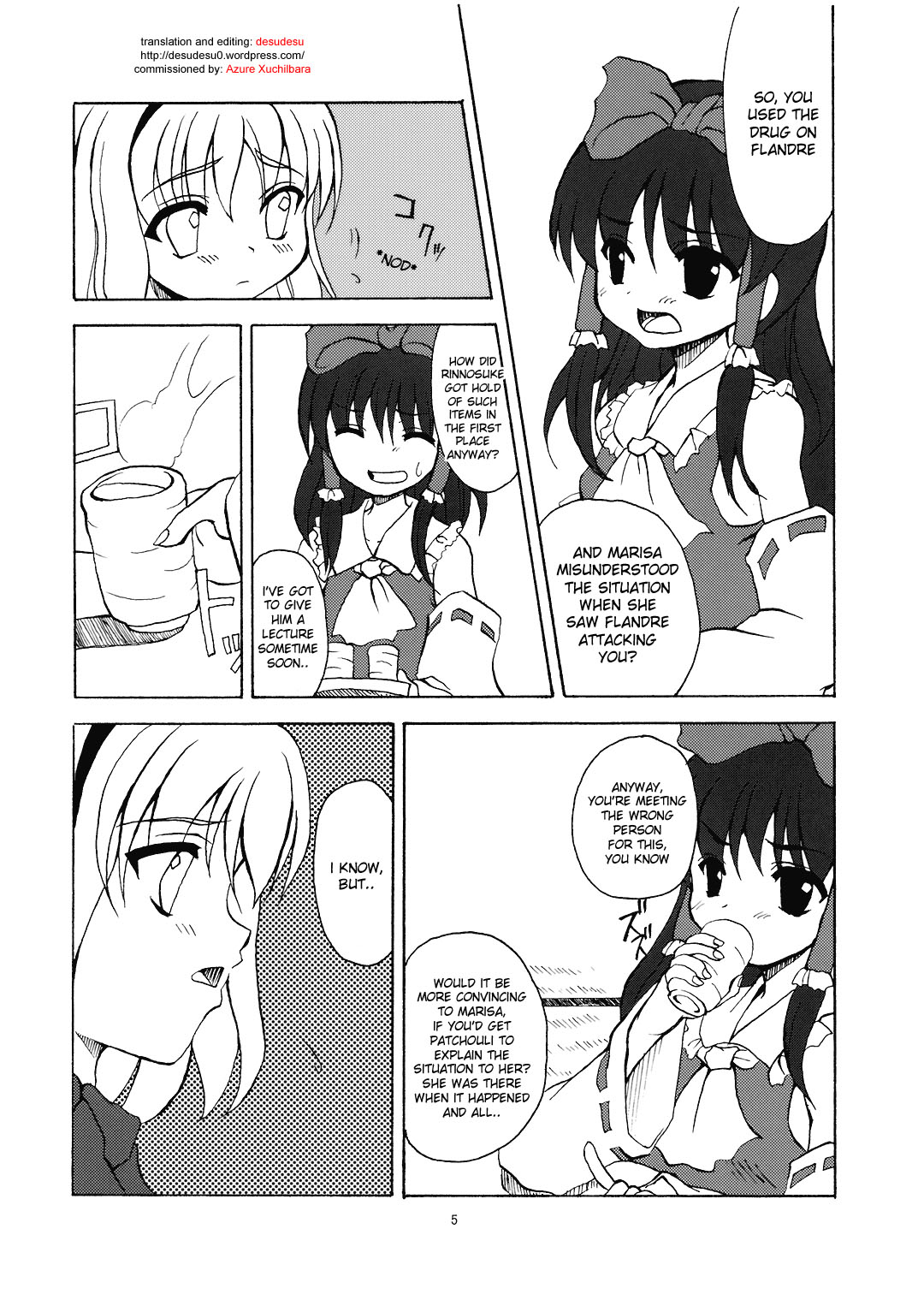 Alice in Scarlet Mansion 2 page 5 full