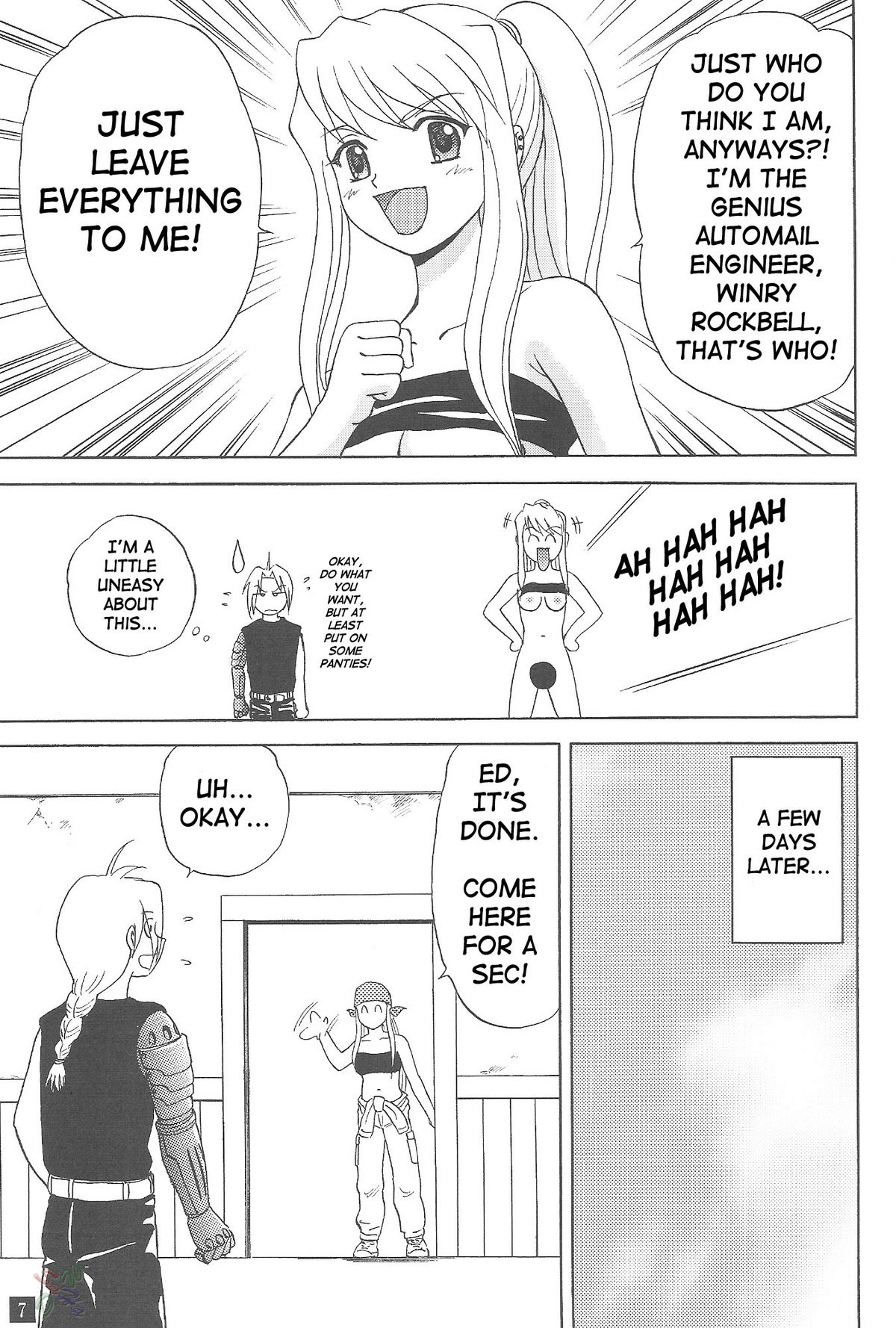 Winry no Win'win | Winry's Vibrator page 8 full