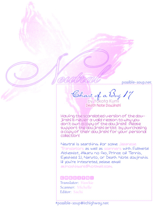 chart of a boy 17 neutral - Death Note page 1 full