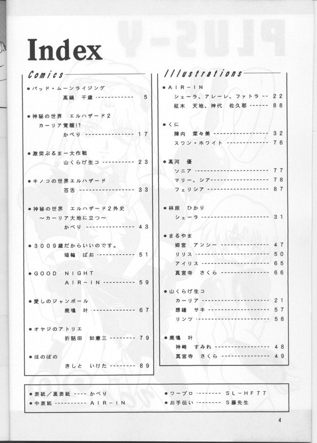 PLUS-Y Vol.20 page 3 full