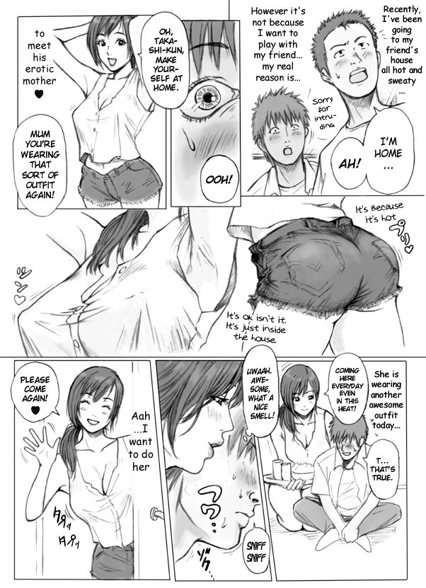 Tomodachi no Haha o Okasu! ~Mou Gaman Dekinai~ | Raping My Friends Mom page 4 full