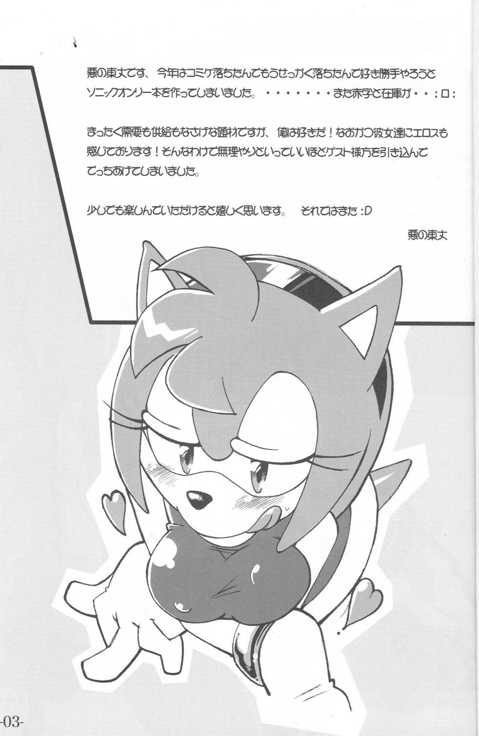 Ore no Fuyu 2003 Sonic Sexual page 2 full