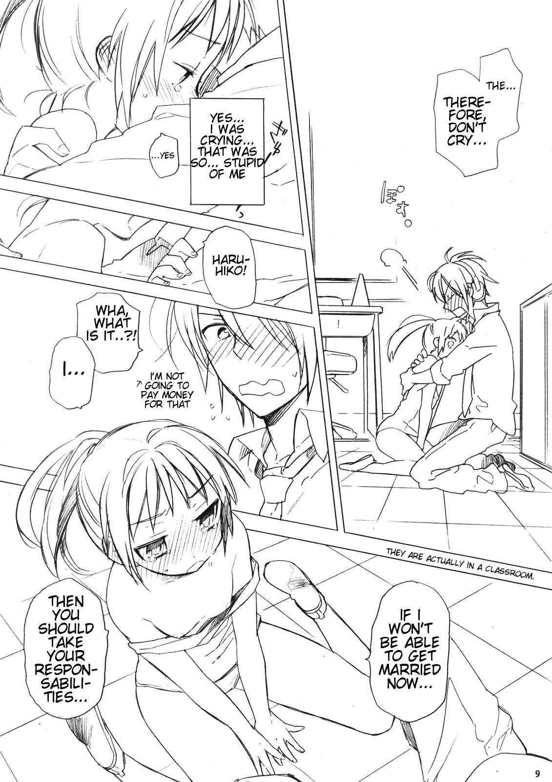 Haru na noni sukumizu de iin desu ka? | Can I wear my school uniform even through it's spring? page 8 full