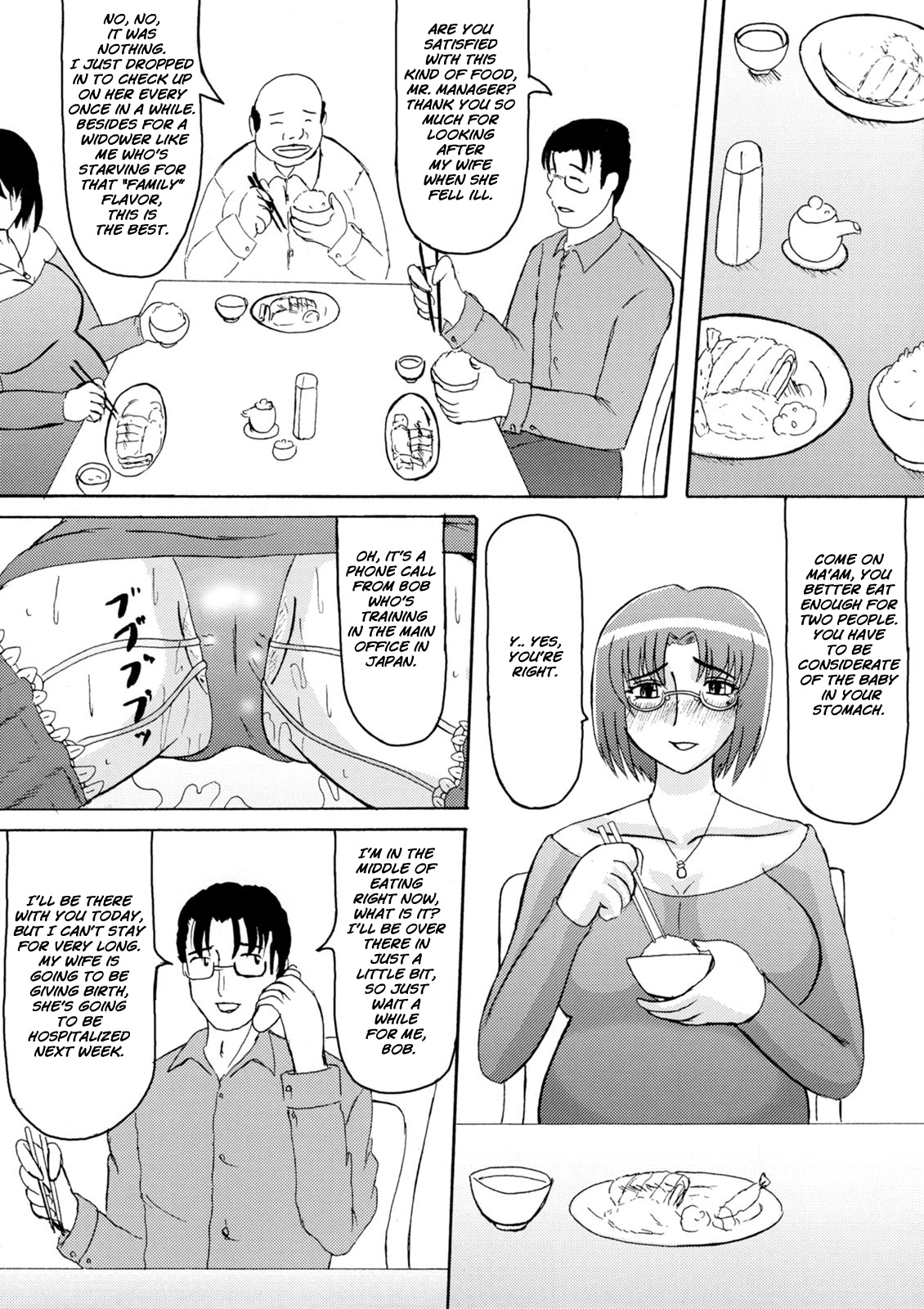 Daraku Ninpu Tsuma 2 | Fallen Pregnant Wife 2 page 4 full