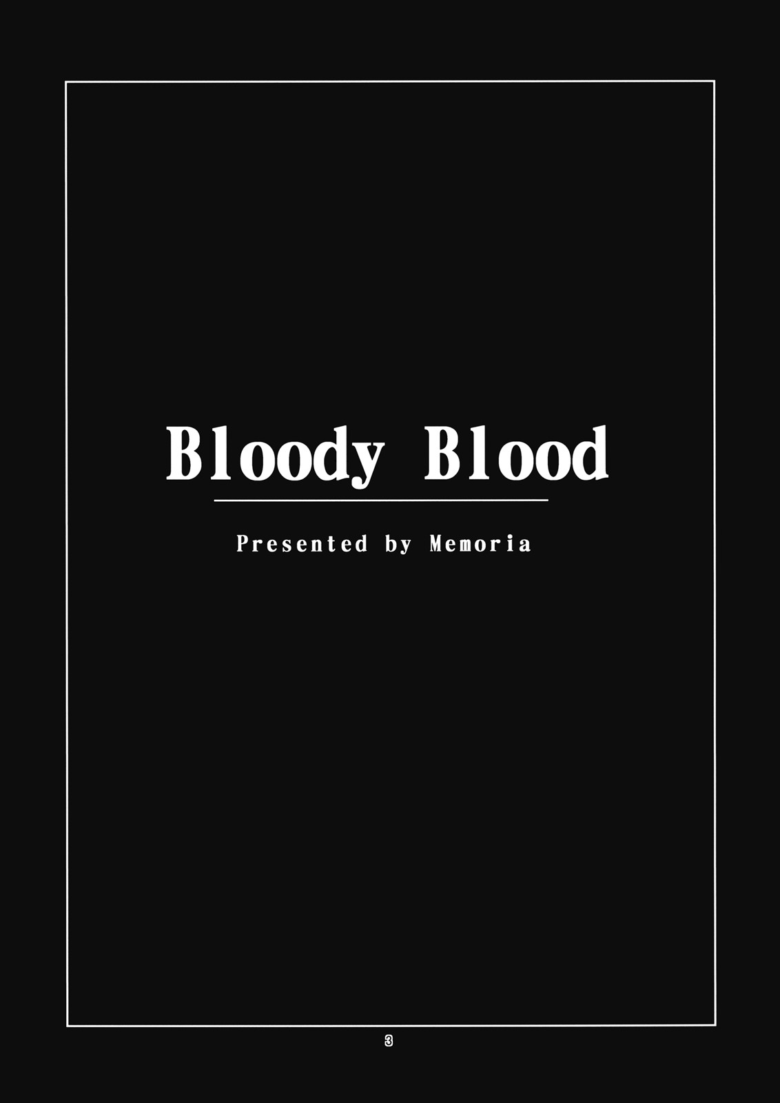 - Bloody Blood page 3 full