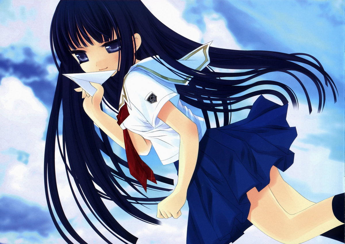 Ai Sora Ni Shiroi Kami Hikouki. page 2 full