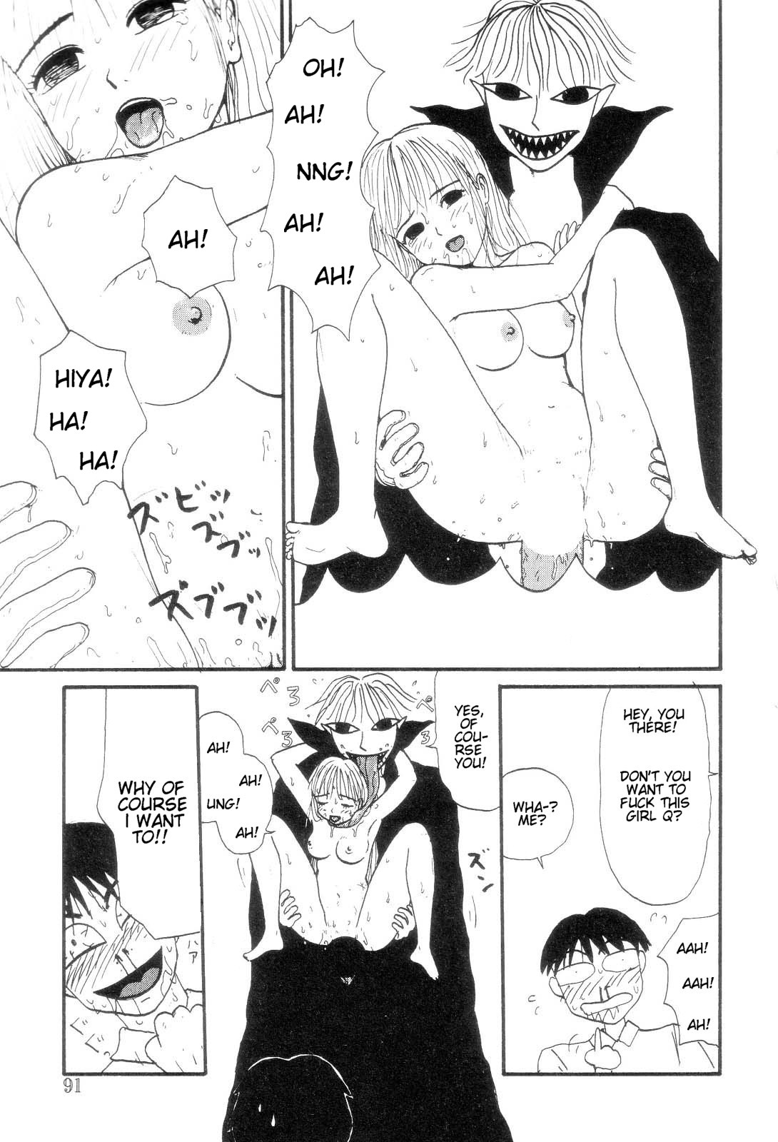 Monster Boy and Girl Q page 7 full