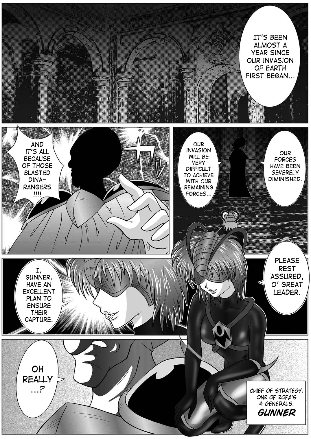 Tokubousentai Dinaranger ~Heroine Kairaku Sennou Keikaku~ Vol. 01 page 4 full