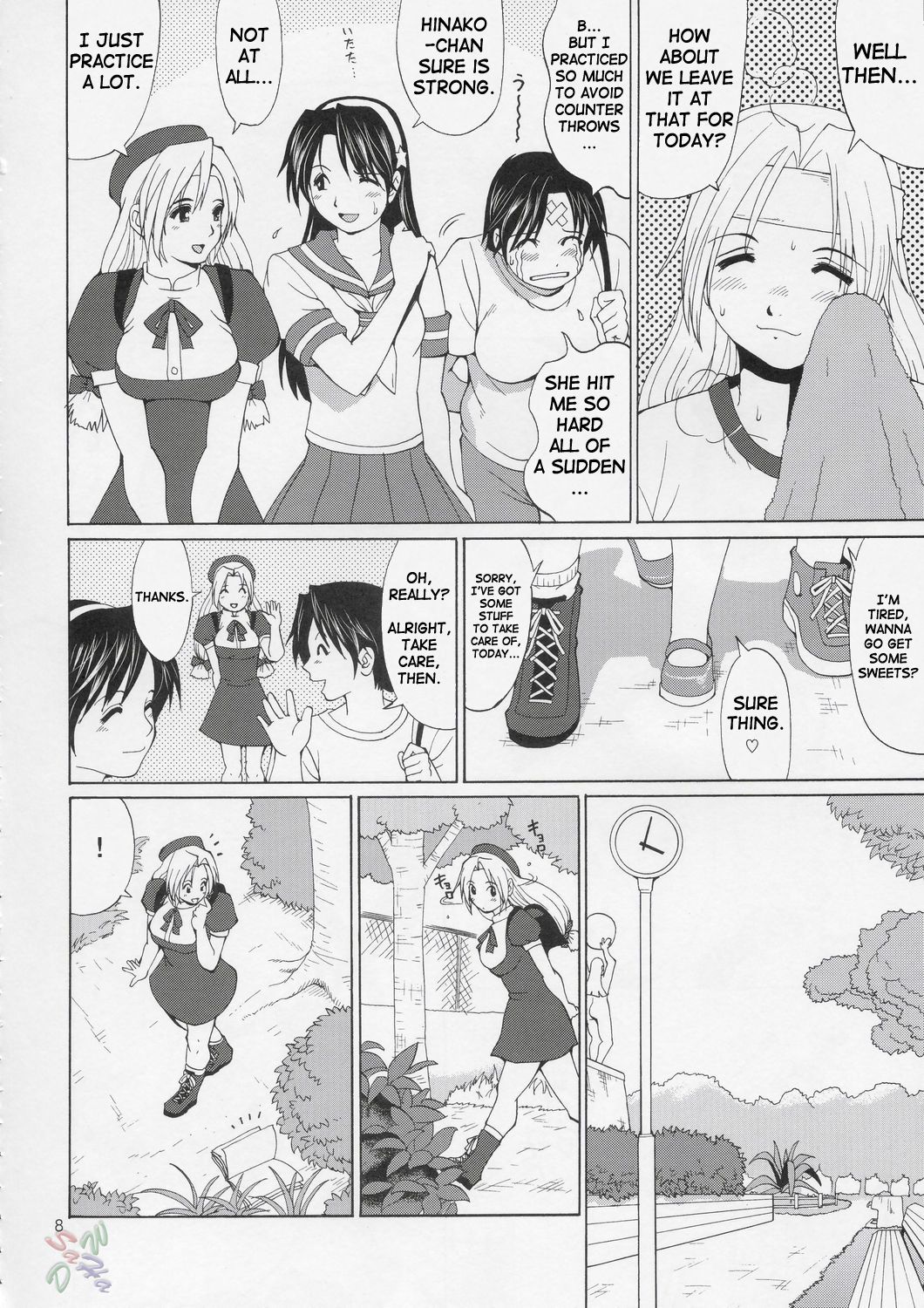 The Yuri & Friends Hinako-Max page 8 full