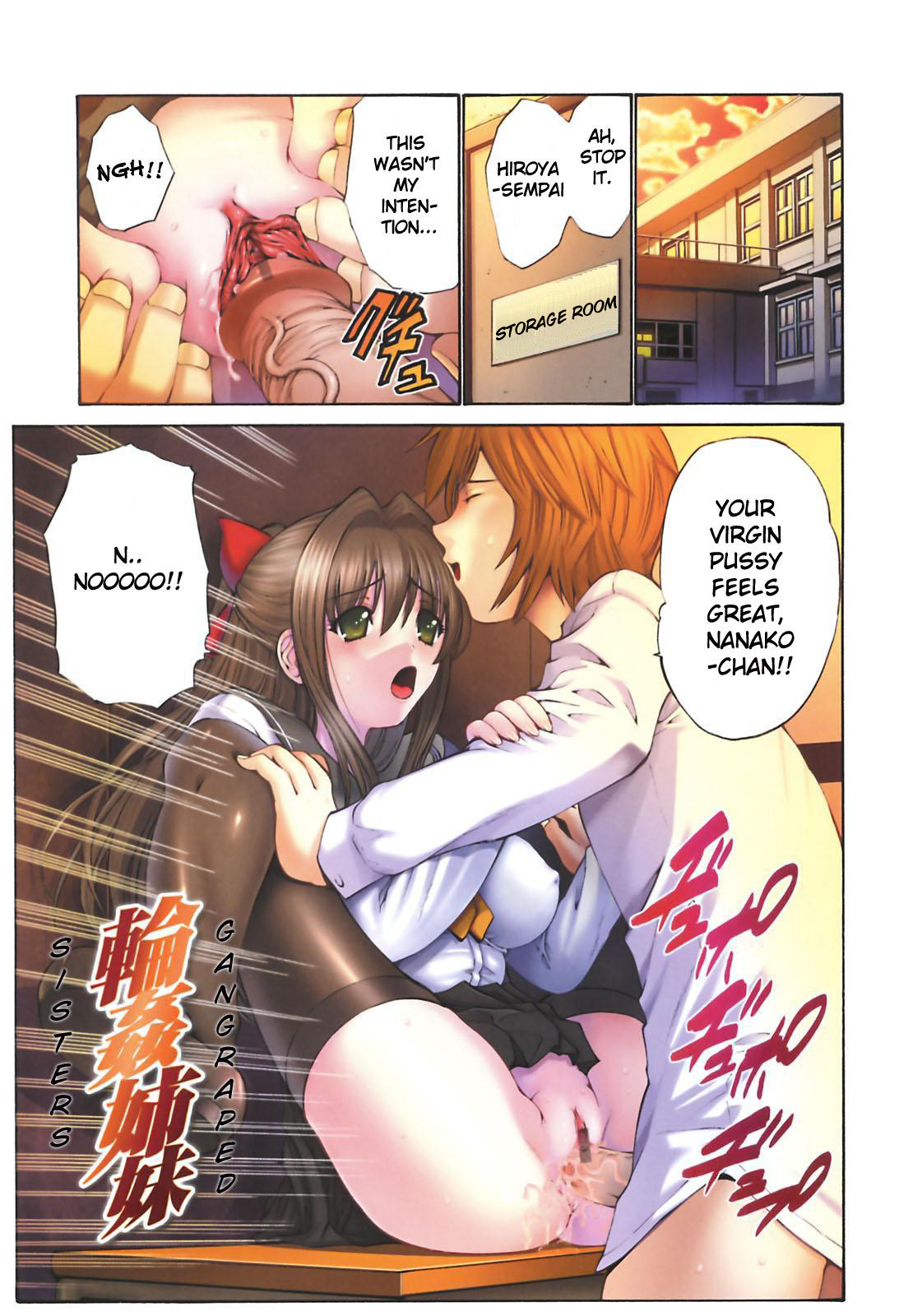 Rinkan Shimai - Gang Rape Sister Ch. 1-3 page 4 full