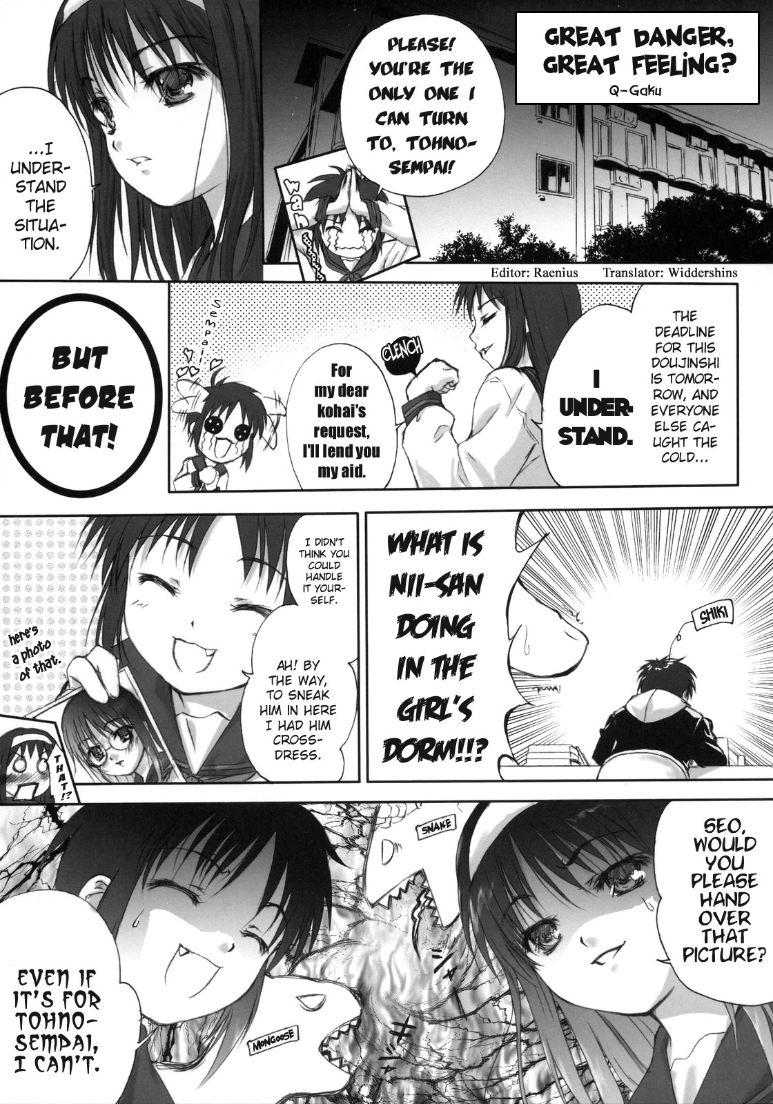 Kiken Ippai Kibun Ippai? | Great danger, great feeling? page 1 full