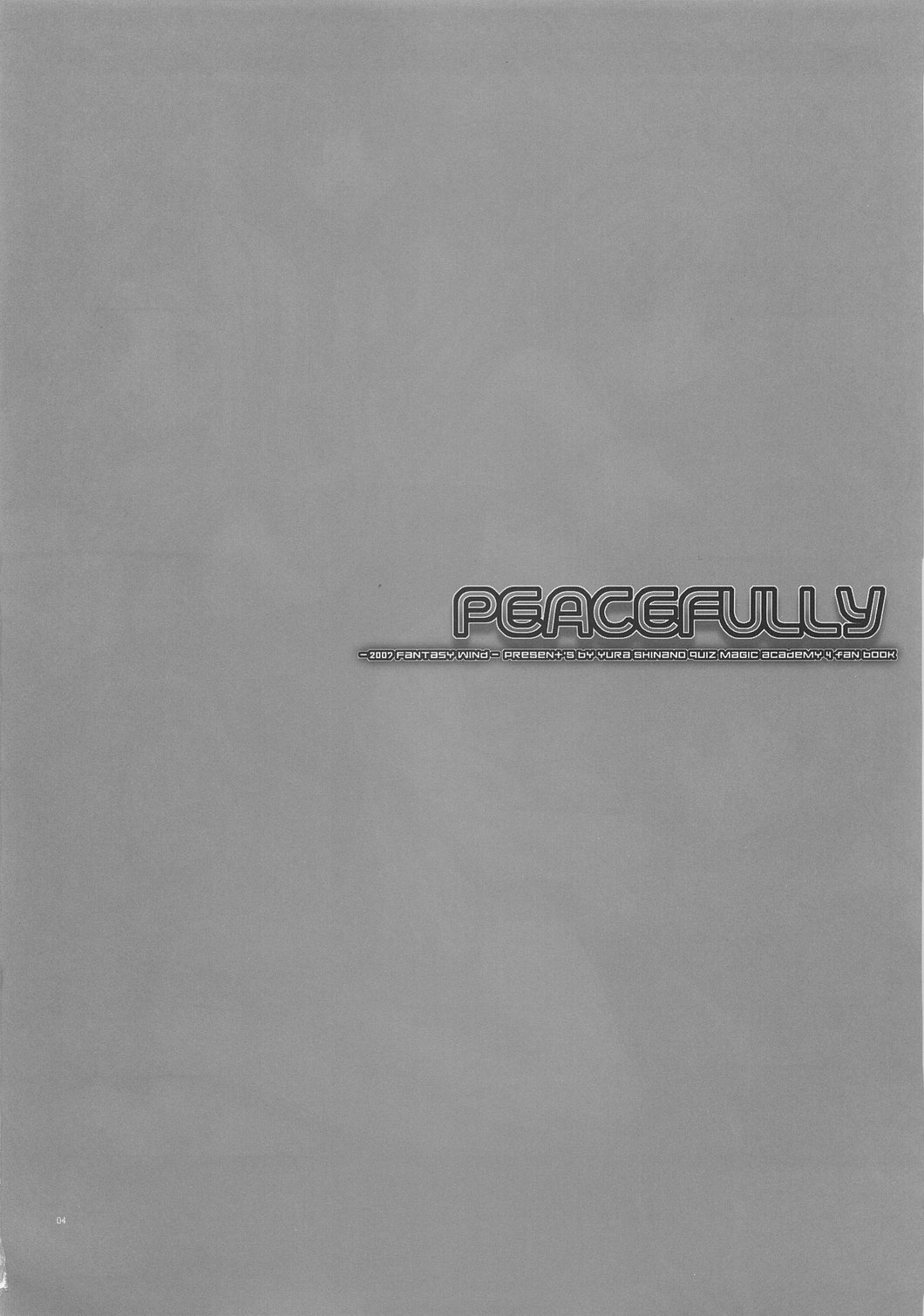 PEACEFULLY page 3 full