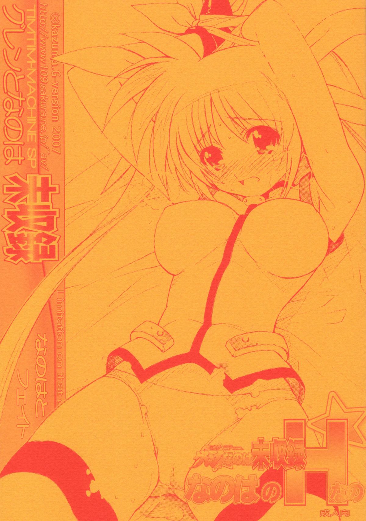 TIMTIM MACHINE SPECIAL Gurren to Nanoha Mishuuroku - Nanoha no H Nano page 1 full