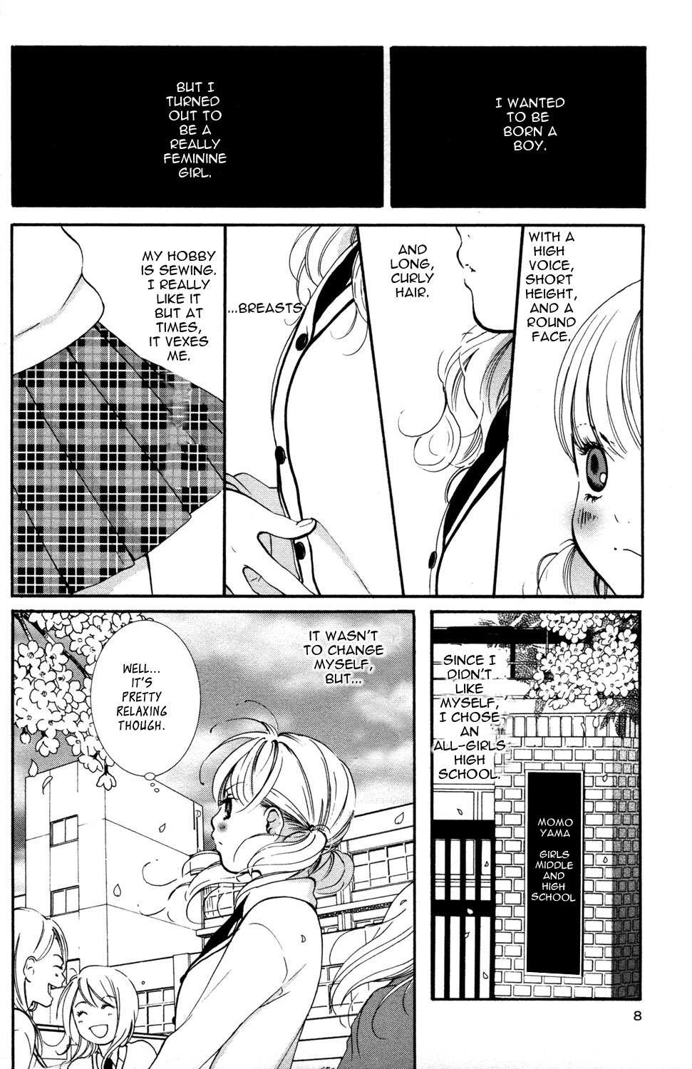 Hanjuku Joshi Vol.1 page 8 full