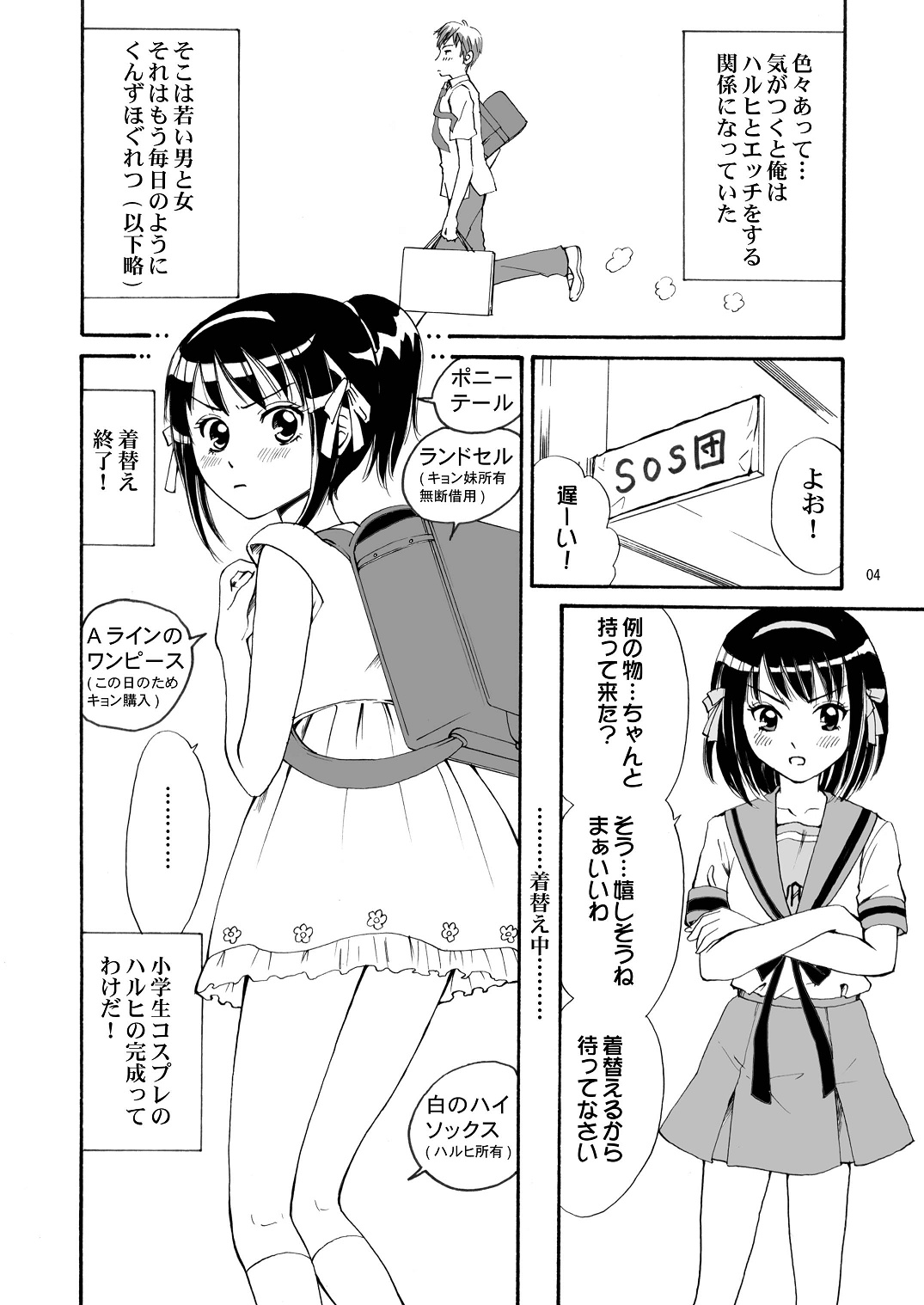 Suzumiya Haruhi-san no Kiken na Ai Taiken page 5 full