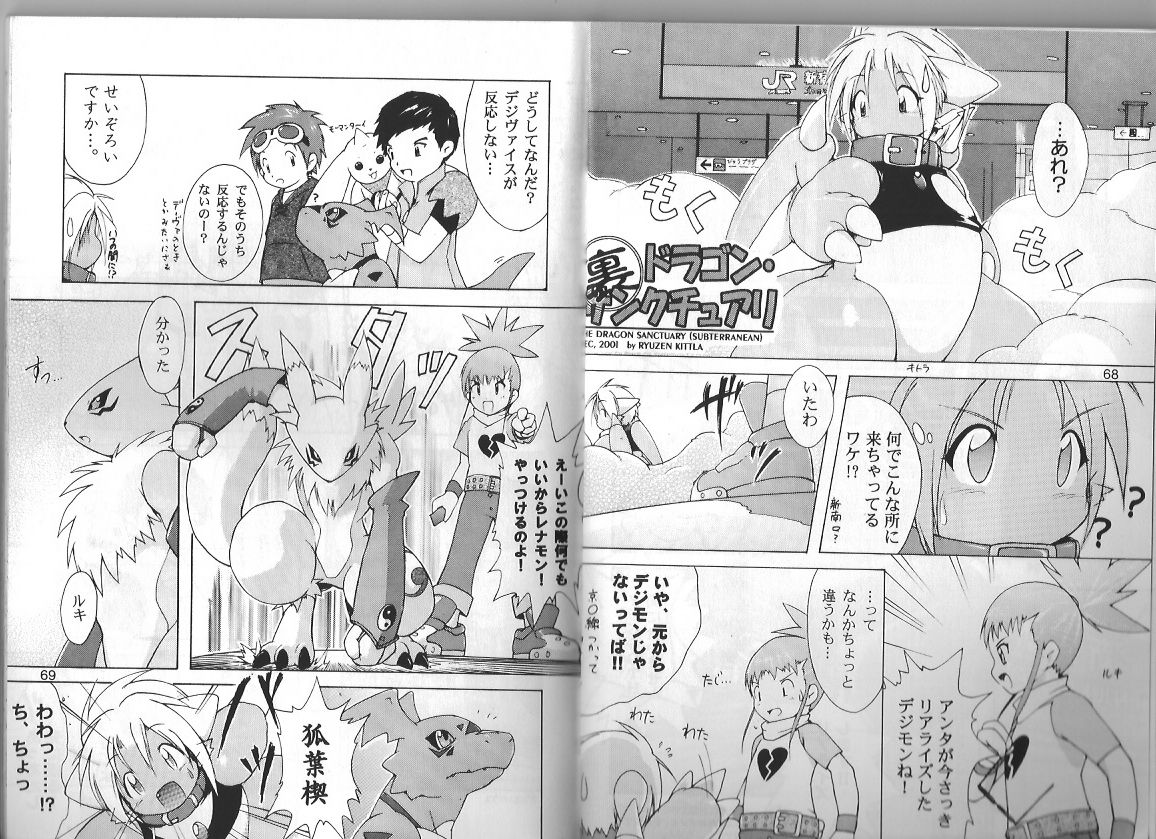 Digimon Dragon Sanctuary page 1 full