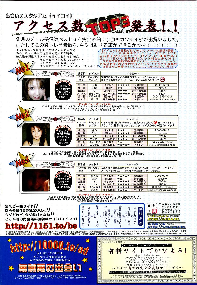 COMIC Momohime 2003-12 page 2 full