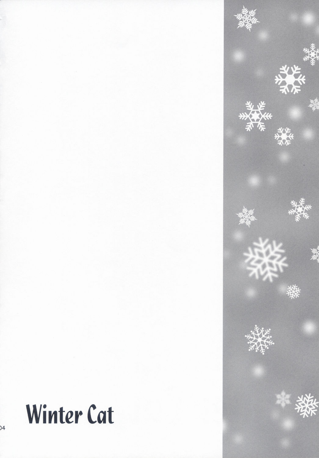 Winter Cat page 3 full