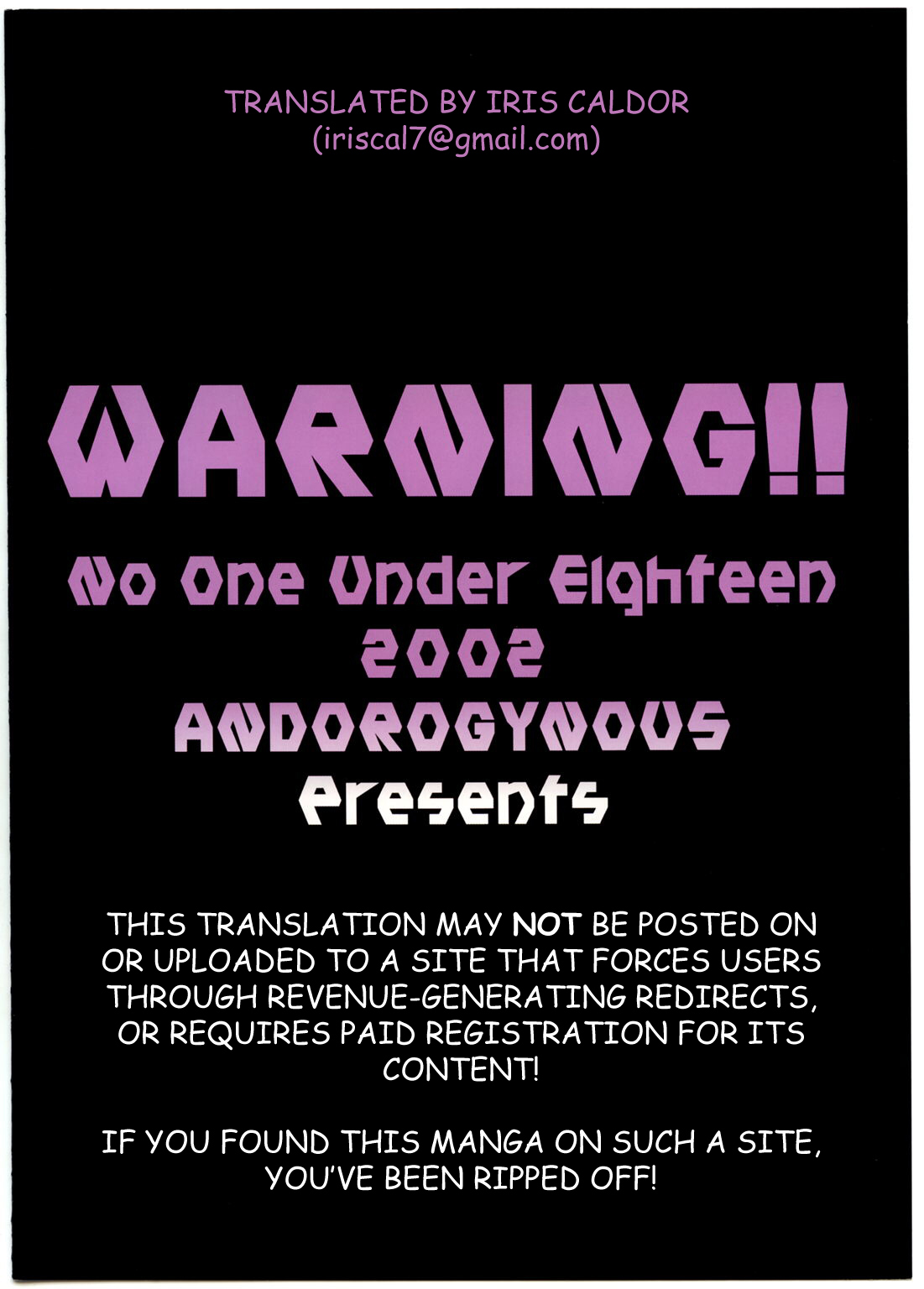 Andorogynous Vol. 5 page 2 full