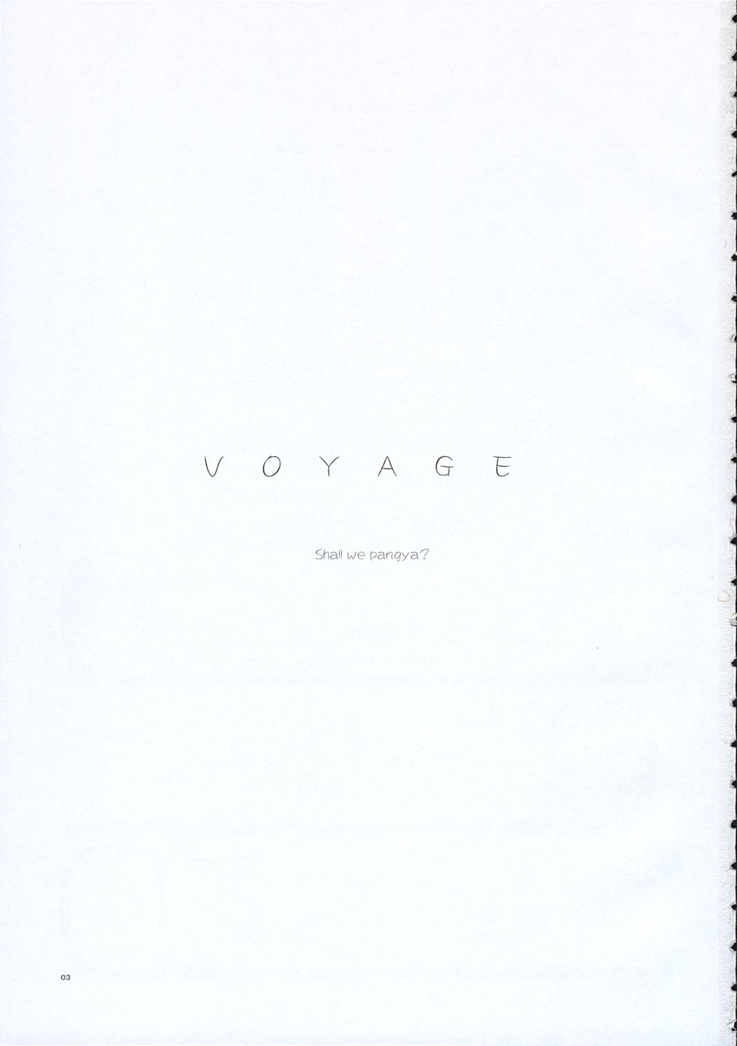 Voyage page 2 full