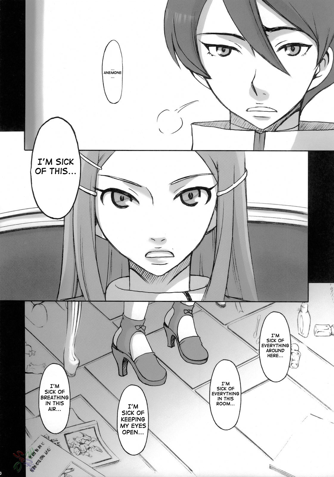 I am bored. ANEMONE NO TAIKUTU | Anemones Boredom page 5 full