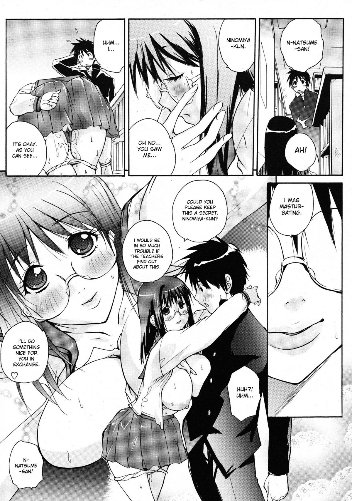 Toshoshitsu no Dekigoto | An Accident in the Library page 5 full