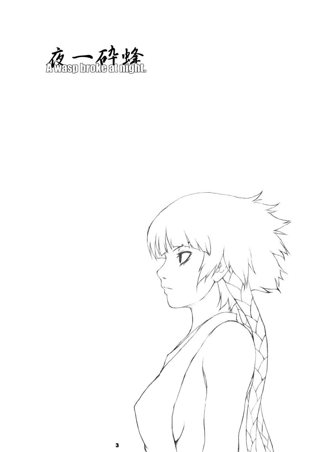 A wasp broke at night. page 3 full