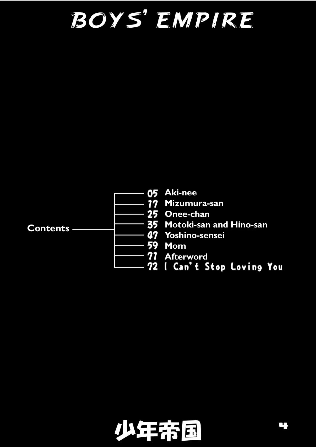 Shounen Teikoku Soushuuhen 1 - Boys' Empire Special 1 page 4 full
