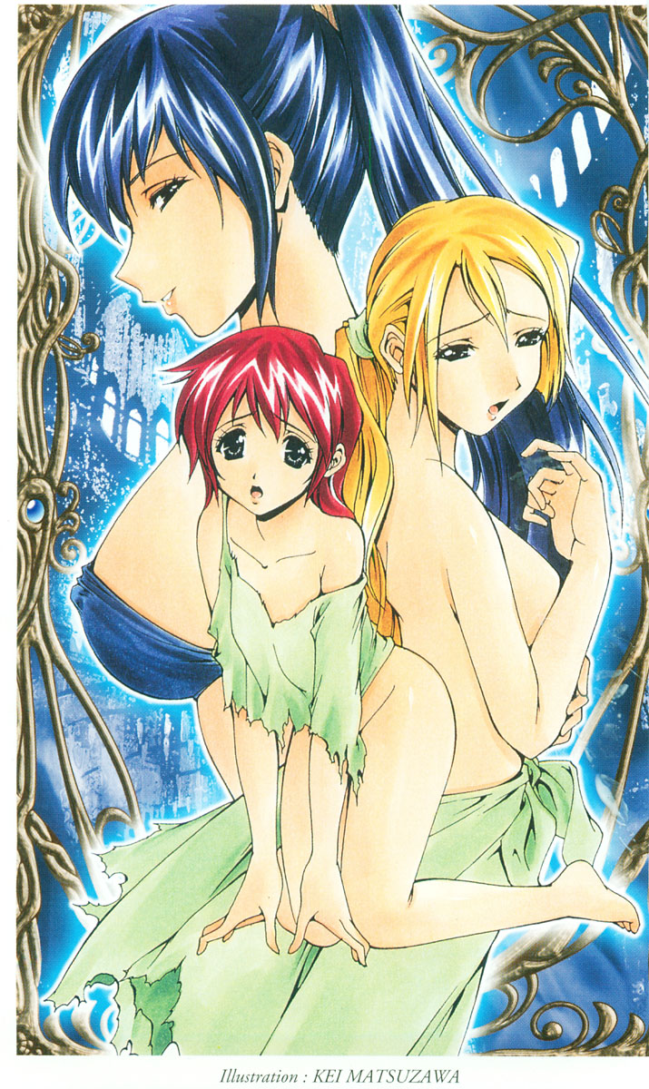 White Prison V - Shitsujun naru Mitsurin ni Ao no Chou wa Mau page 3 full