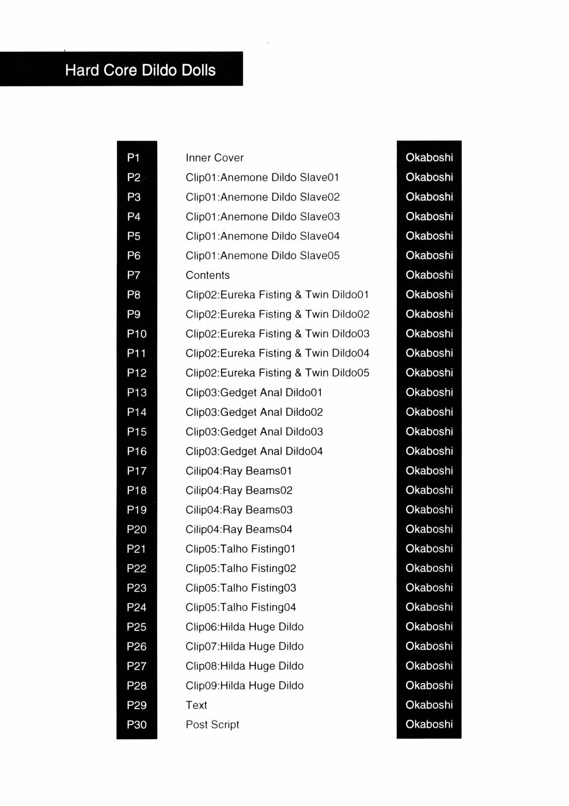 Hard Core Dildo Dolls page 8 full