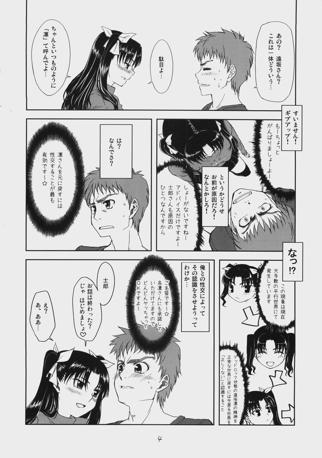 Dead Lock Princess ～ Tohsaka Rin no Bunretsu ～ page 3 full