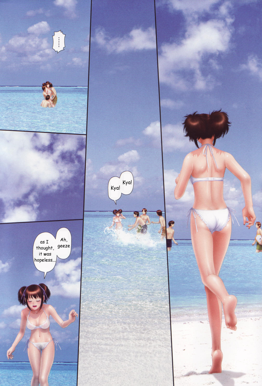 Umi ga Mieta no de… | Because I was able to see the beach… page 2 full