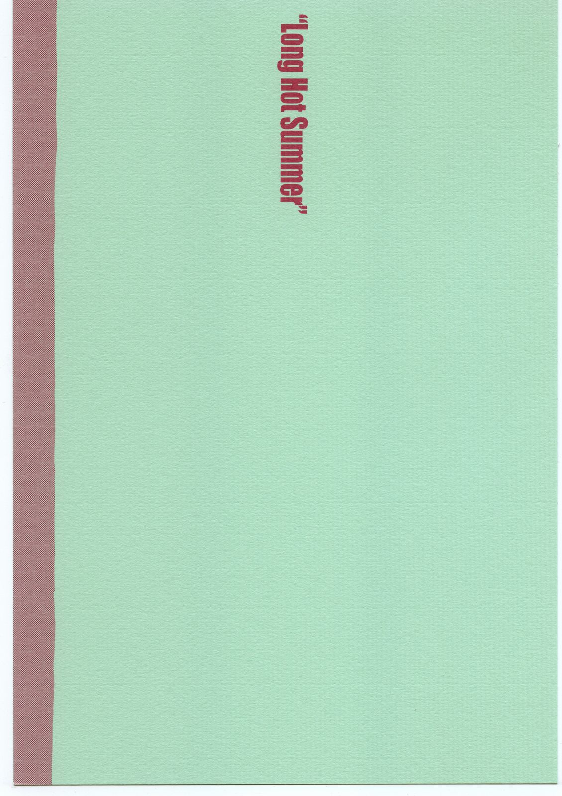 Long Hot Summer page 1 full