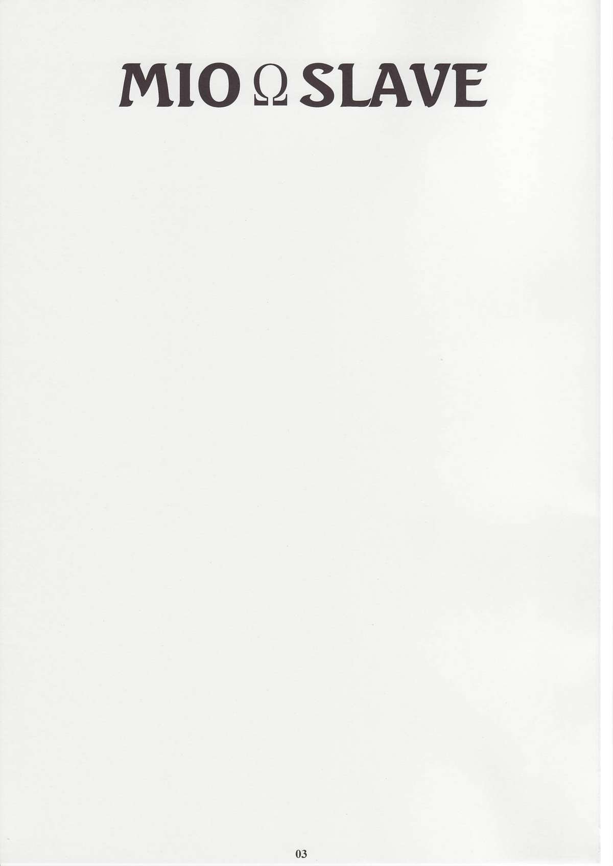 MIO OMEGA SLAVE page 2 full