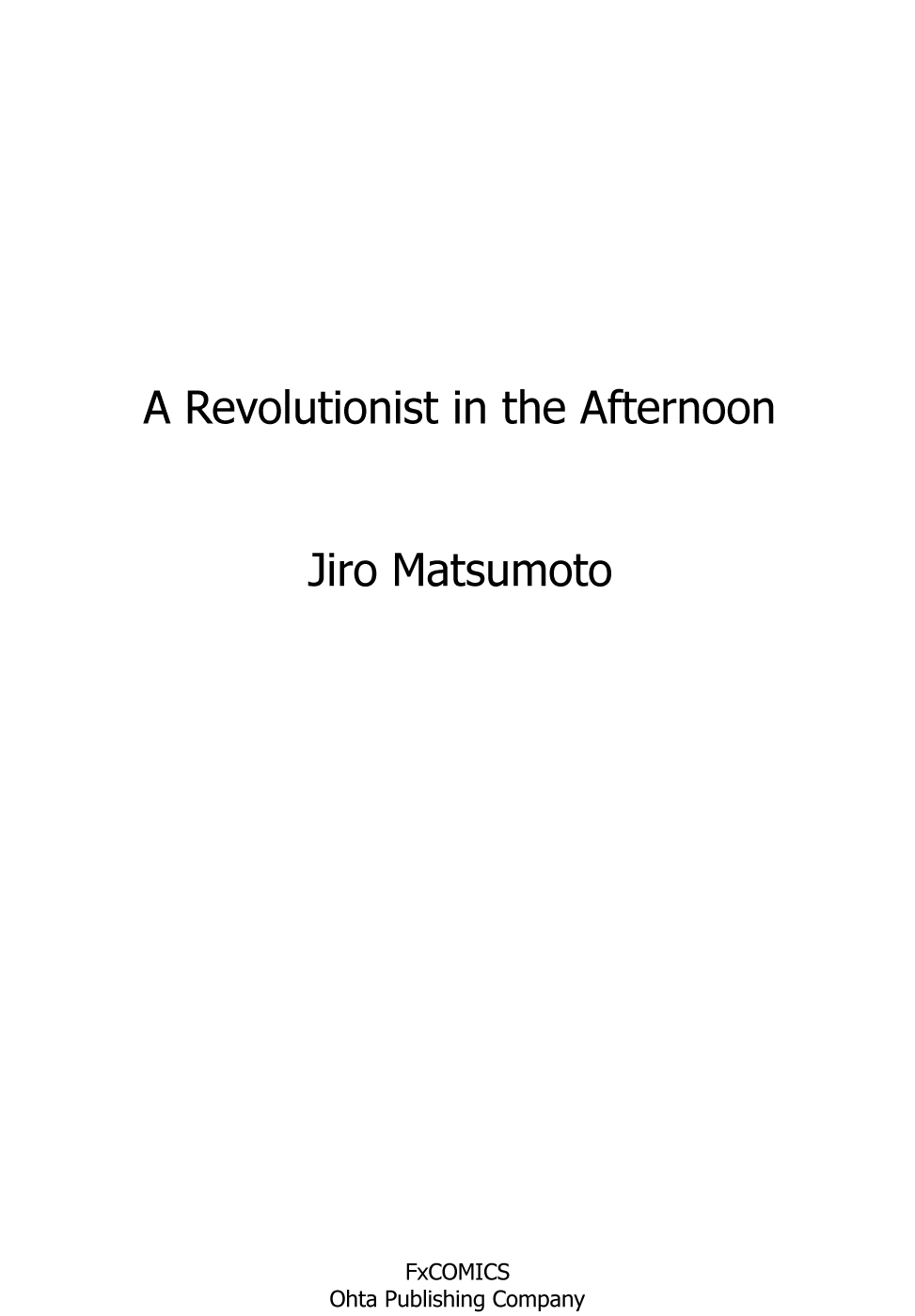 Kakumeika no Gogo - A Revolutionist in the Afternoon page 4 full