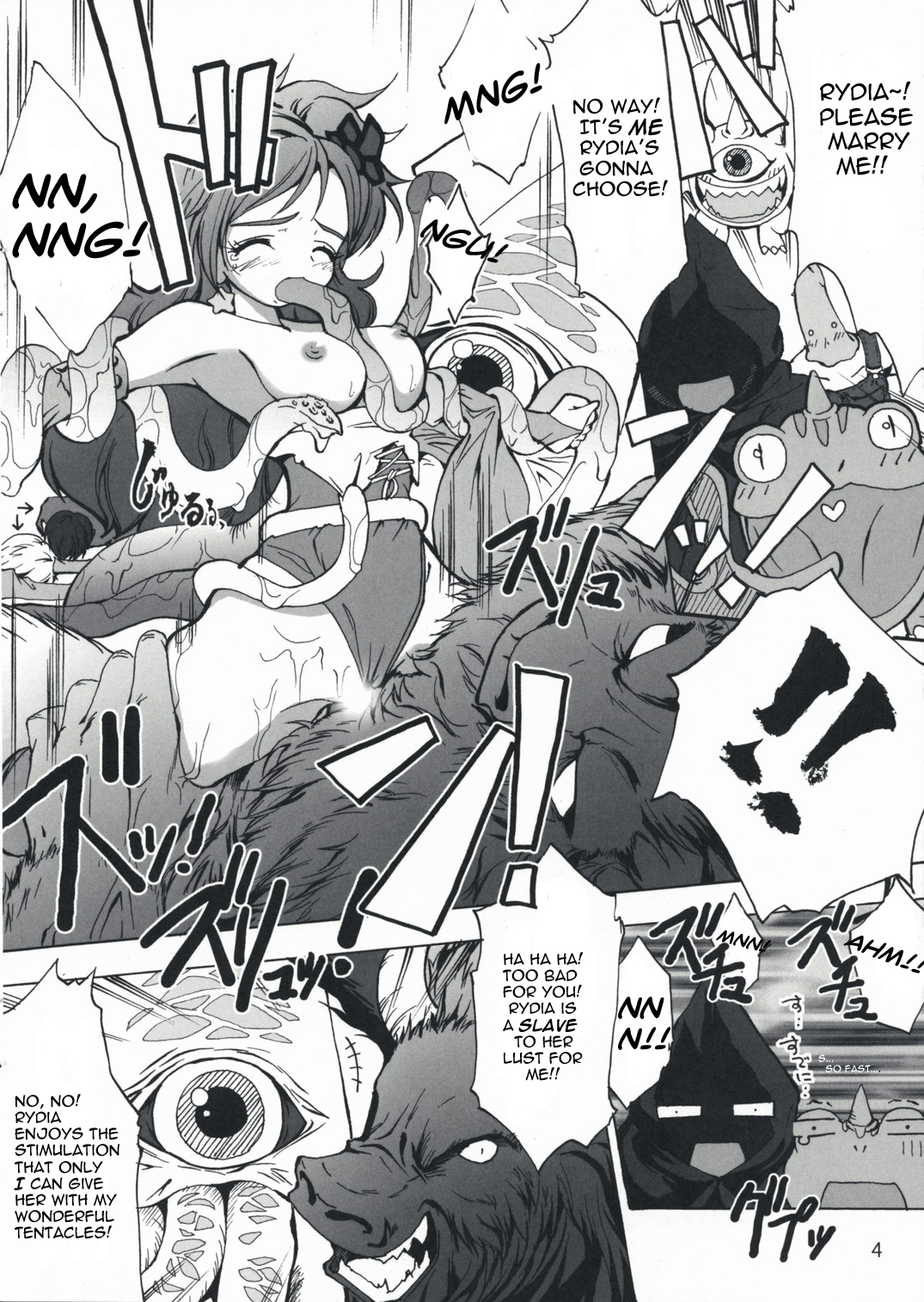 Shokushu x Rydia 2008 Otameshiban - Tentacle x Rydia 2008 Pilot Style page 4 full