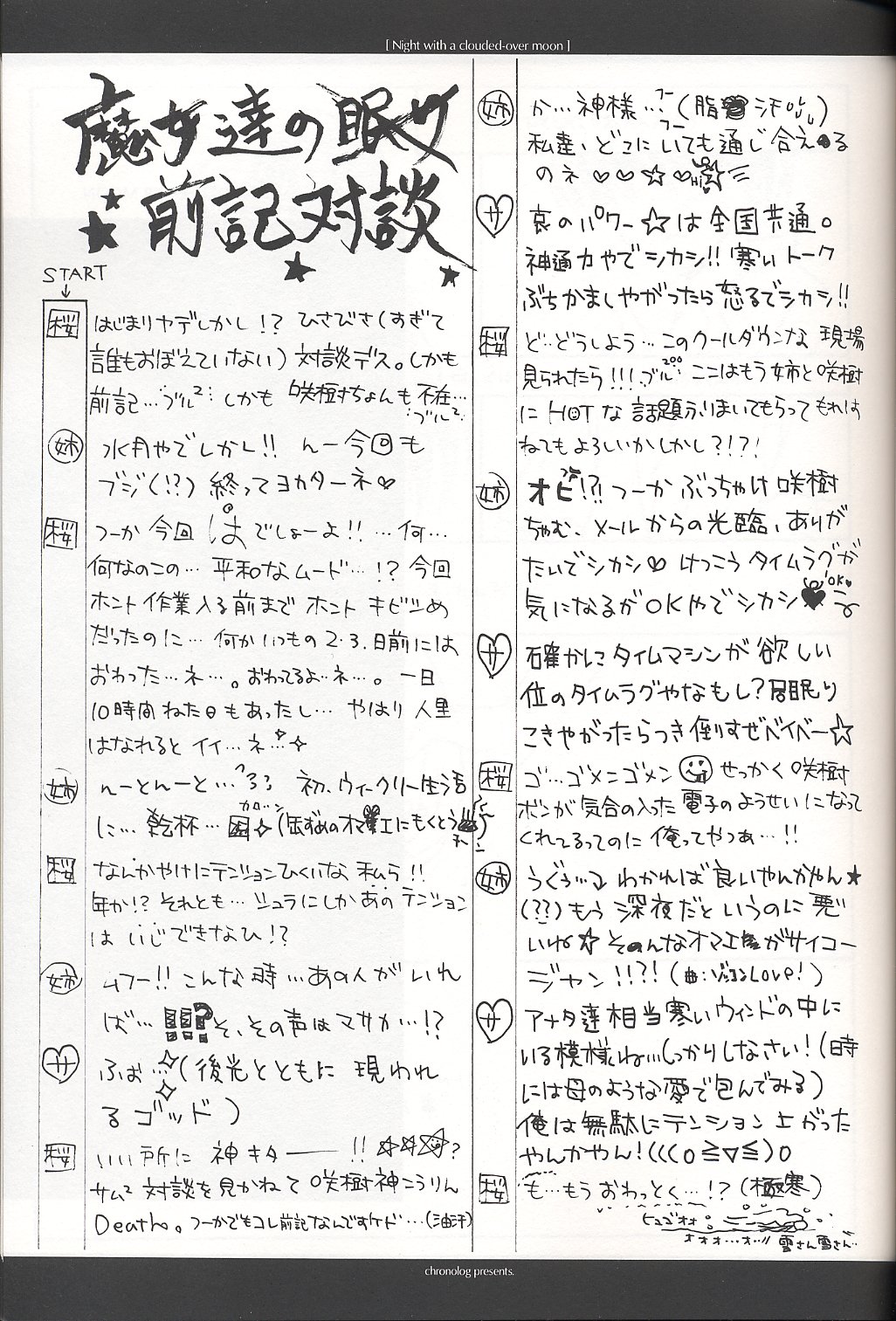 Night with a clouded-over moon page 4 full