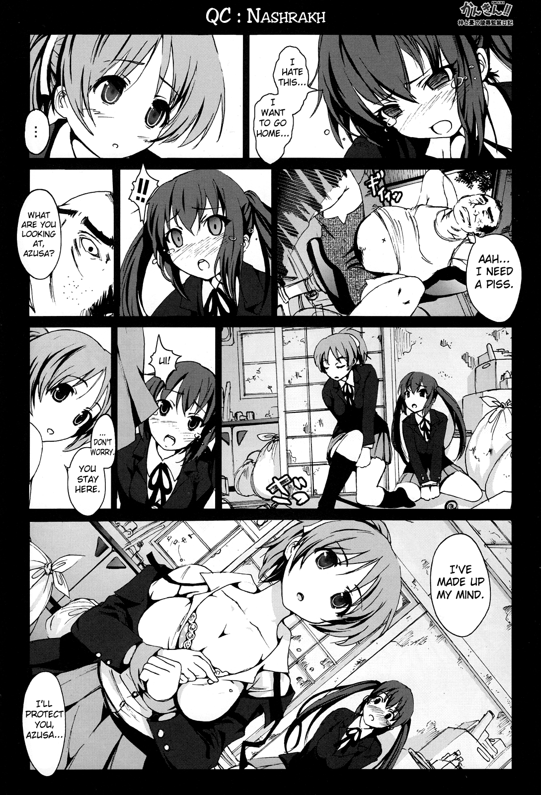 Kankin!! Azusa to Ui no Ryoujoku Kankin Nikki   =Imari+Pagan= page 6 full