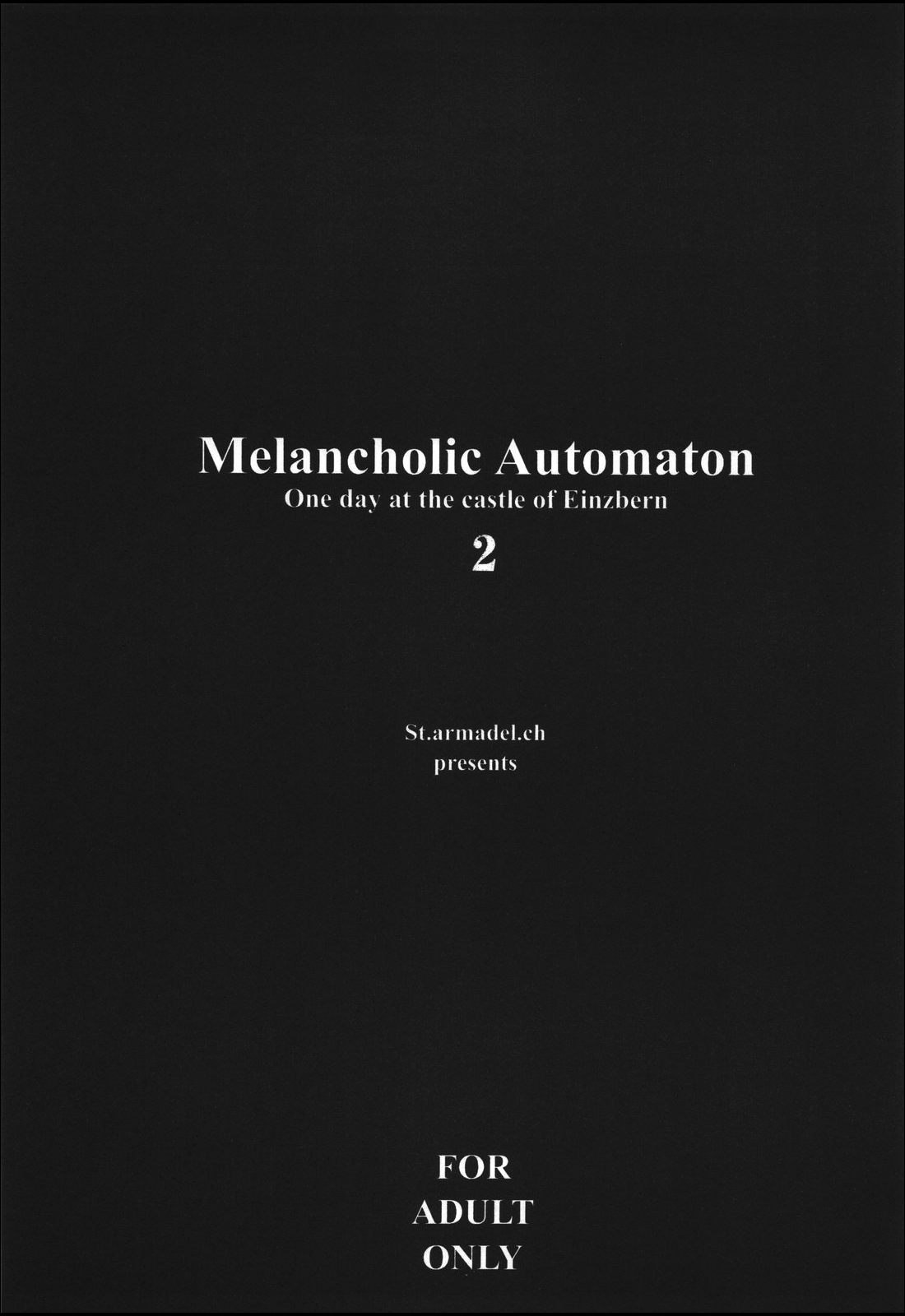 Melancholic Automaton 2 - One day at the castle of Einzbern page 2 full